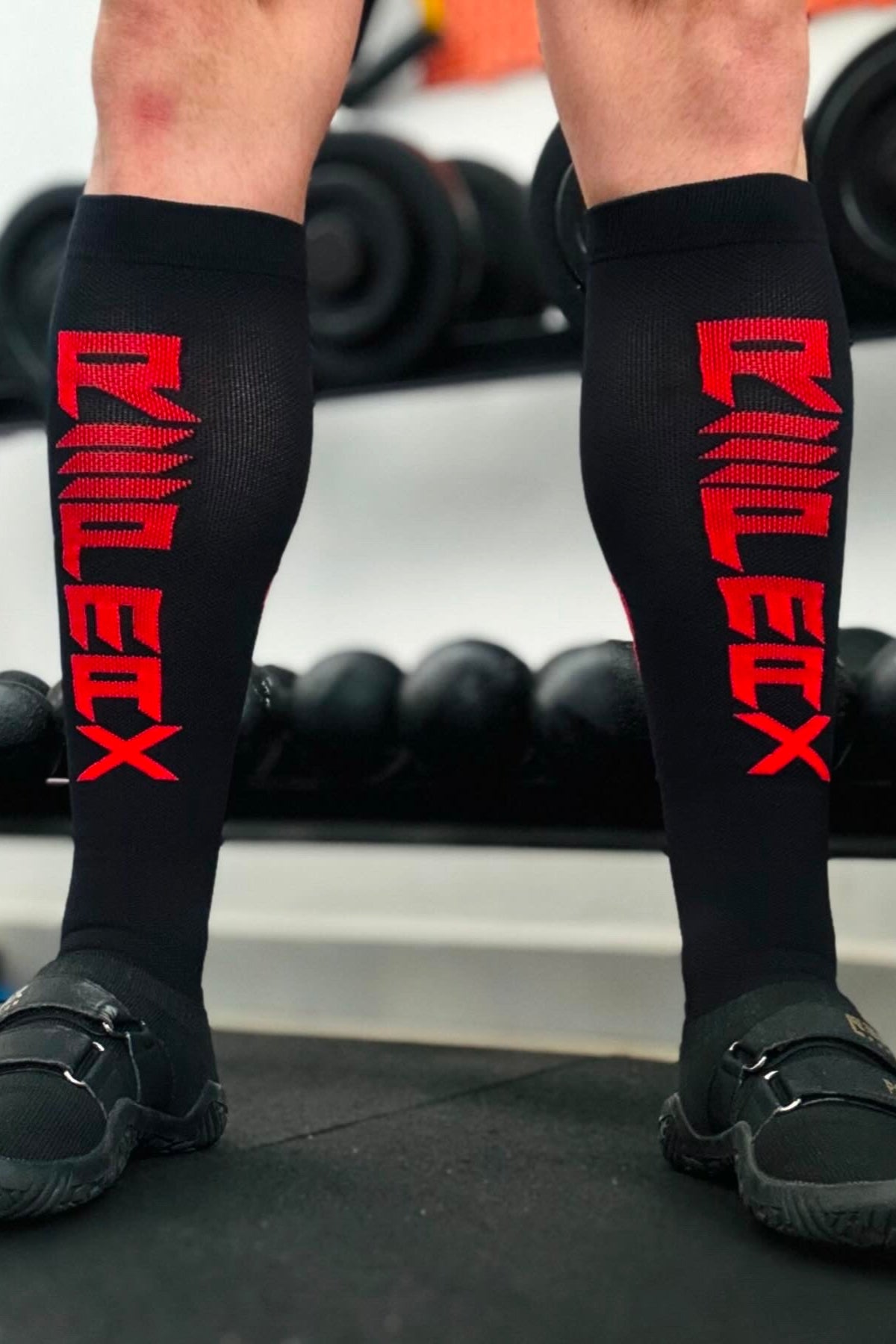 Red Deadlift Socks