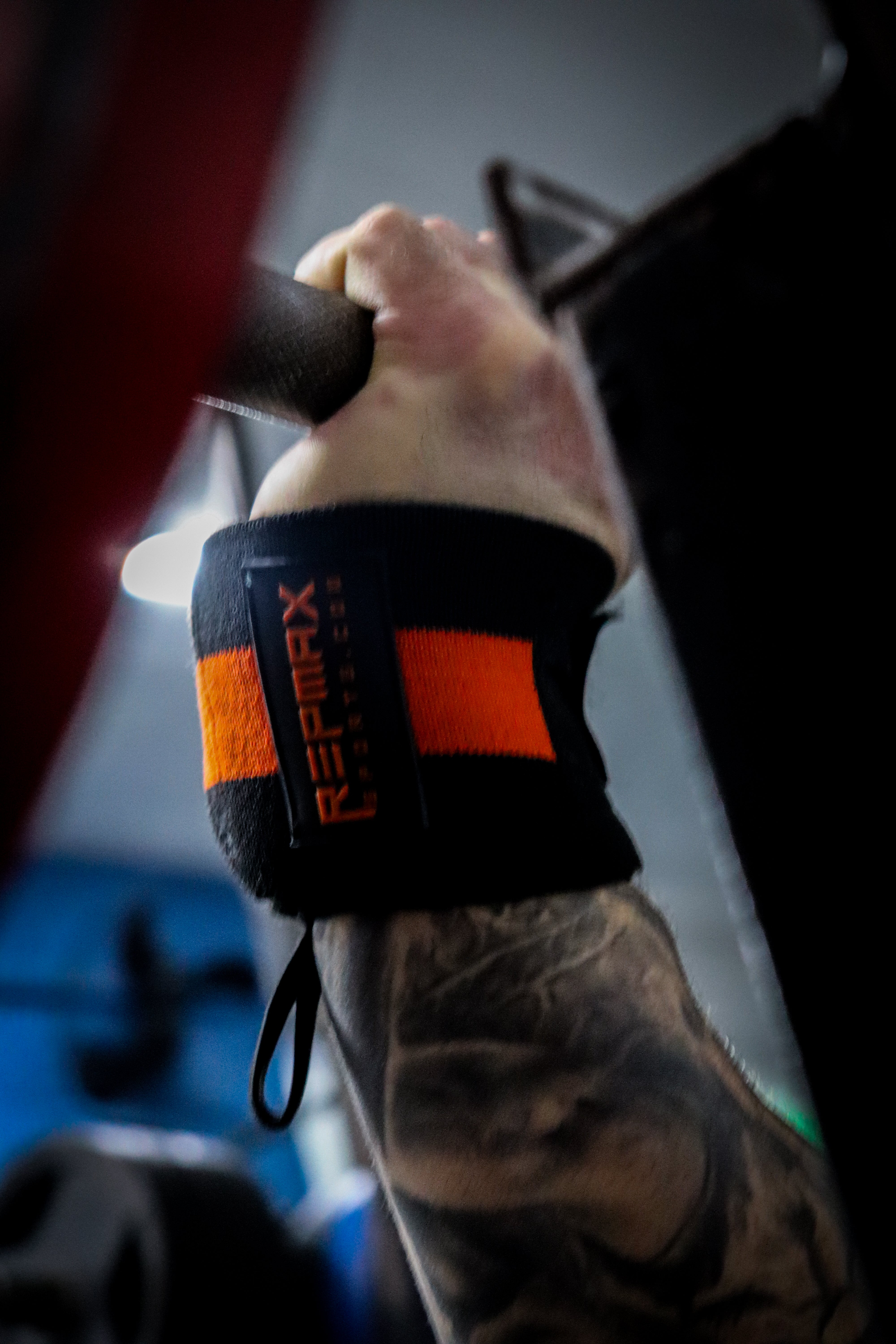 STIFF Orange Stripe Wrist Wraps