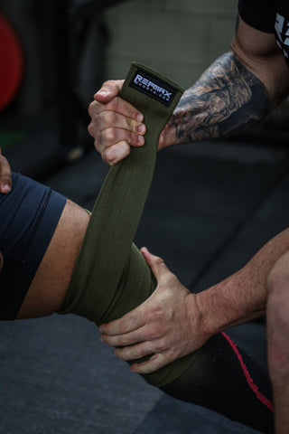 STIFF OD Green Knee Wraps