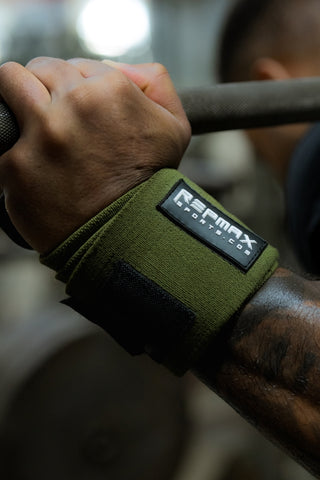 STIFF OD Green Wrist Wraps