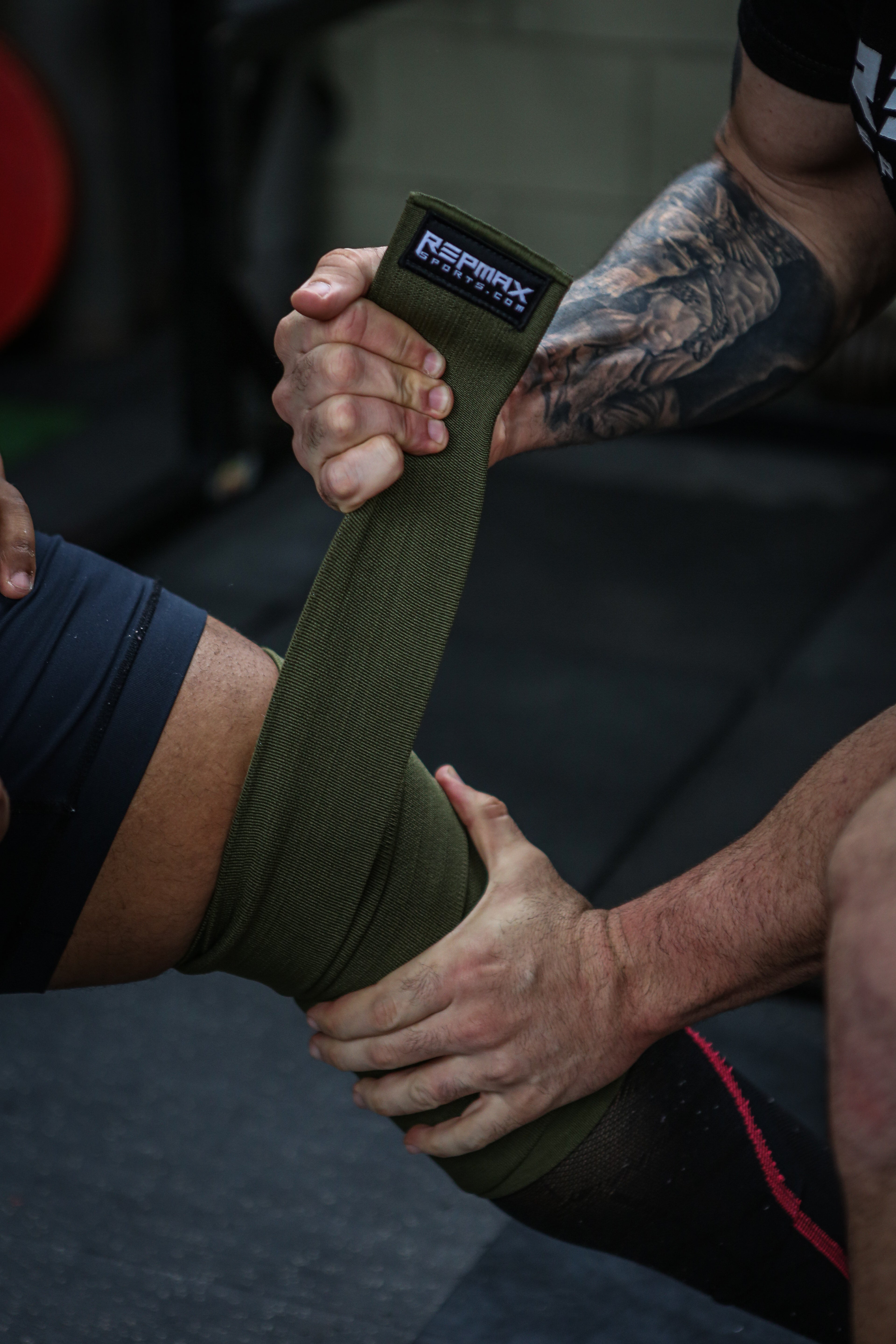 STIFF OD Green Knee Wraps